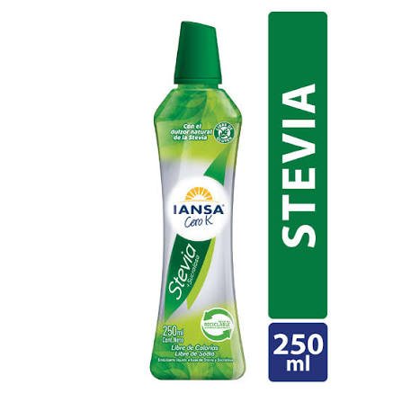 ENDULZANTE LIQUIDO IANSA CERO K SUCRALOSA 250 ML