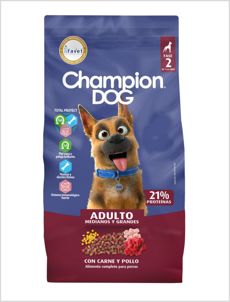 CHAMPION DOG 18KG ADULTOS MEDIANOS Y GRANDES