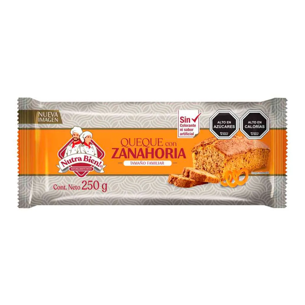 QUEQUE FAMILIAR ZANAHORIA PREM 250 G NUTRE BIEN