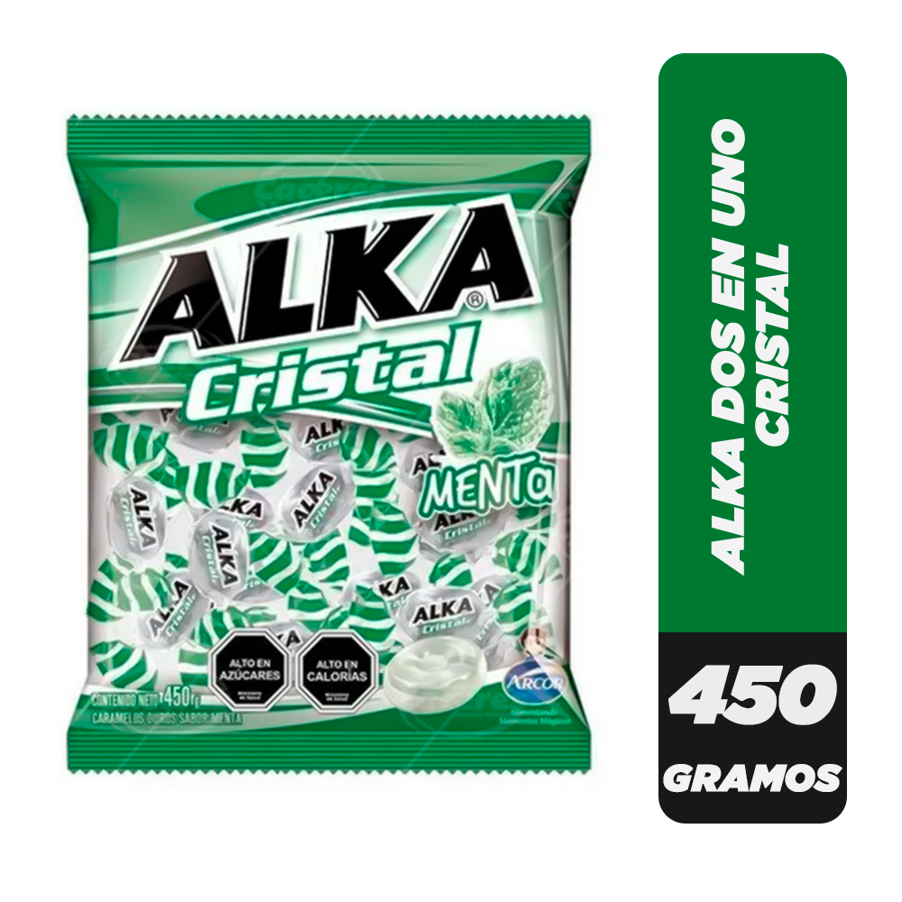 ALKA CRISTAL MENTA GRANEL 450G
