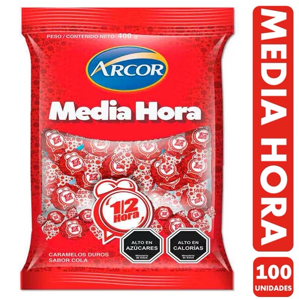 CARAMELO MEDIA HORA 100 X 400 GRS