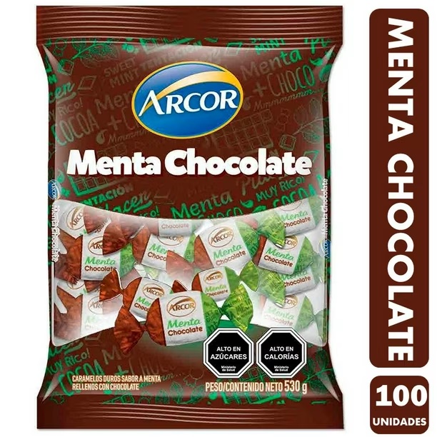 CARAMELO MENTA CHOCOLATE 530GRS ARCOR