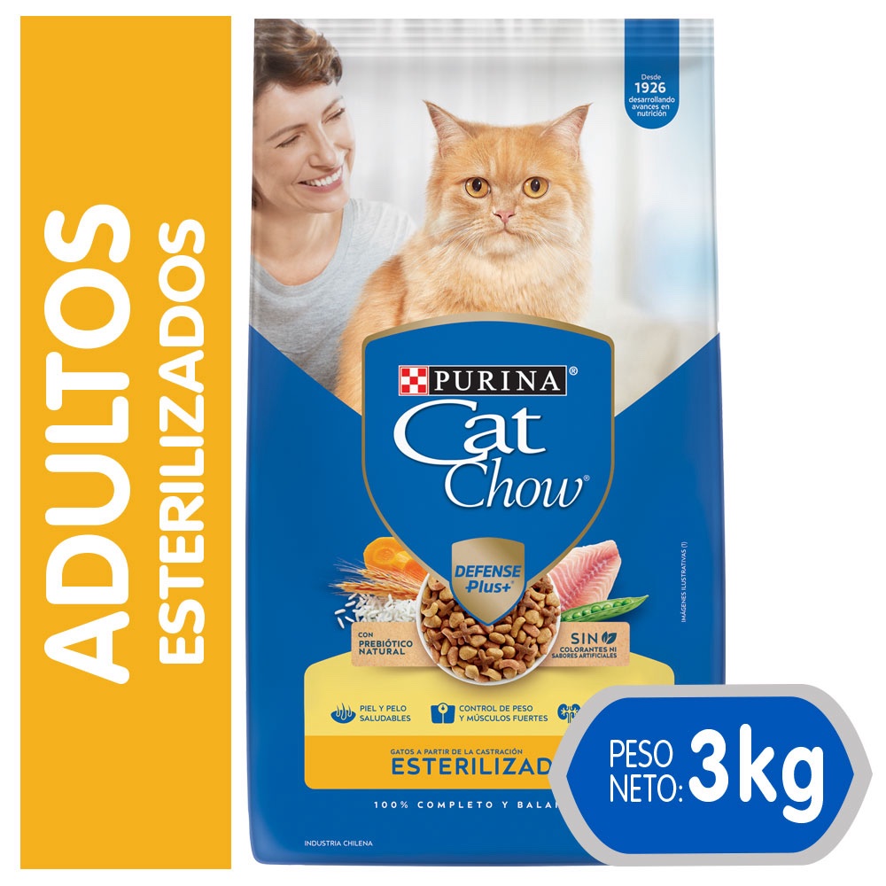 CAT CHOW Esterilizado 6x3kg CL