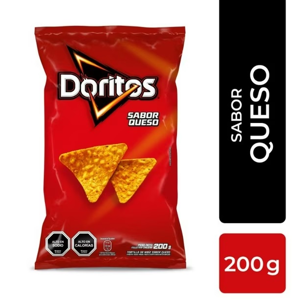 DORITOS QUESO 200GX14X1