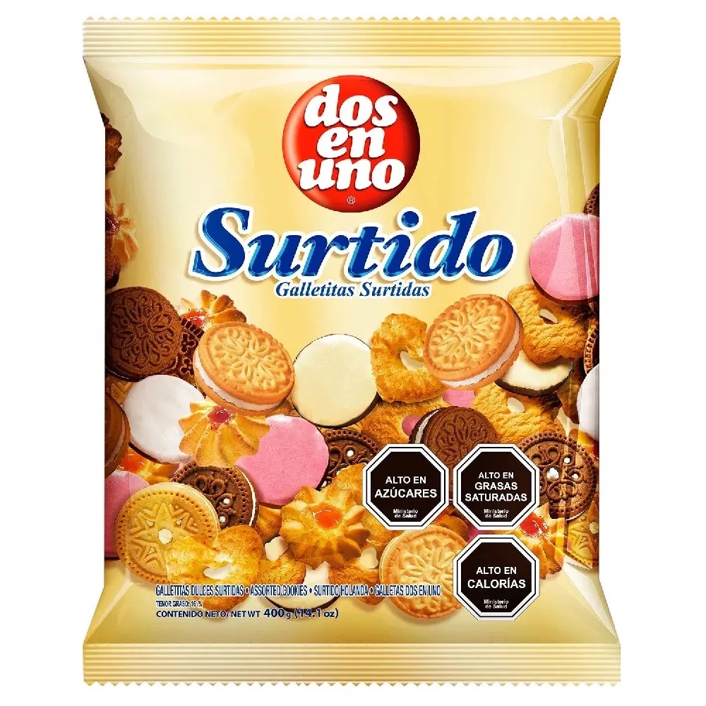 DOS EN UNO HOLANDA SURTIDA 400GRS