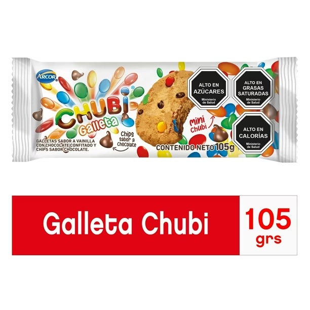 GALLETA CHUBI ROLLO 23 X 105 GRS