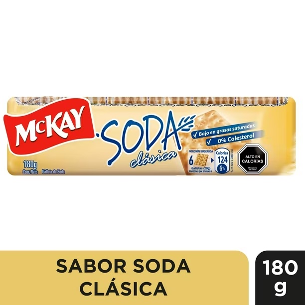 GALLETA SODA MCKAY CLASICA 20X180 GR