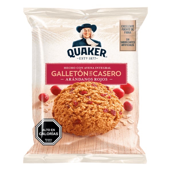 GALLETON DE AVENA ARANDANOS ROJOS 96X40G