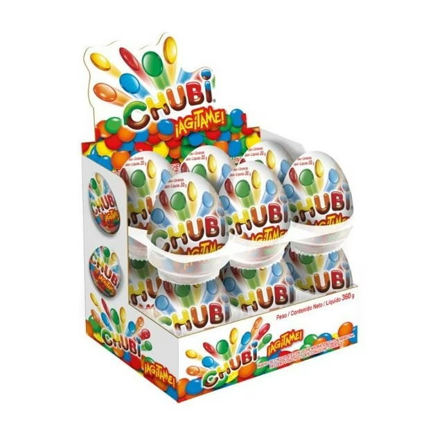 HUEVO CHUBI C/CONF 8 X 21 X 30GRS