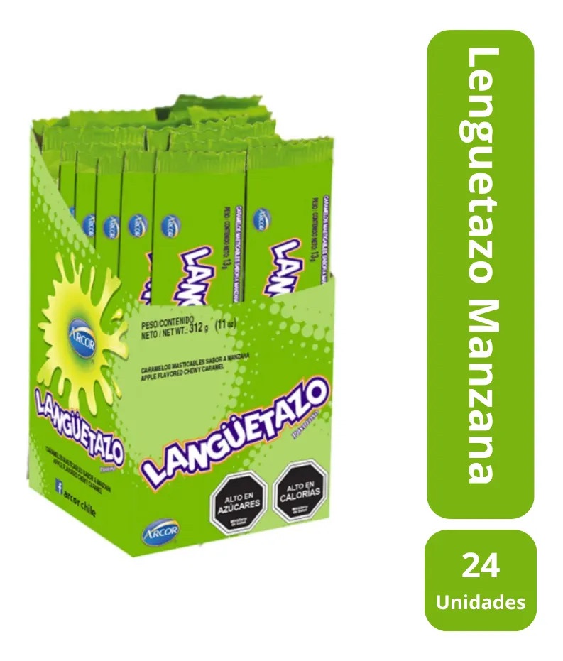 LANGUETAZO MANZ/VERD 24 X 312 GRS