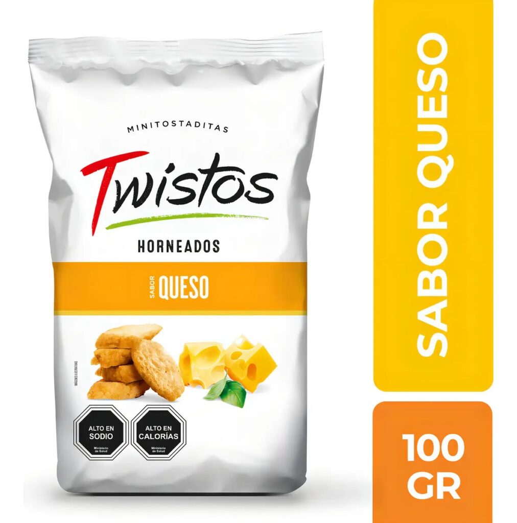 TWISTOS QUESO 100GX16X1 RM