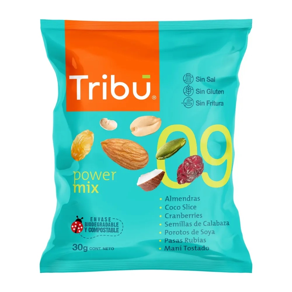 TRIBU FRUTOS SECOS POWER MIX 30GR