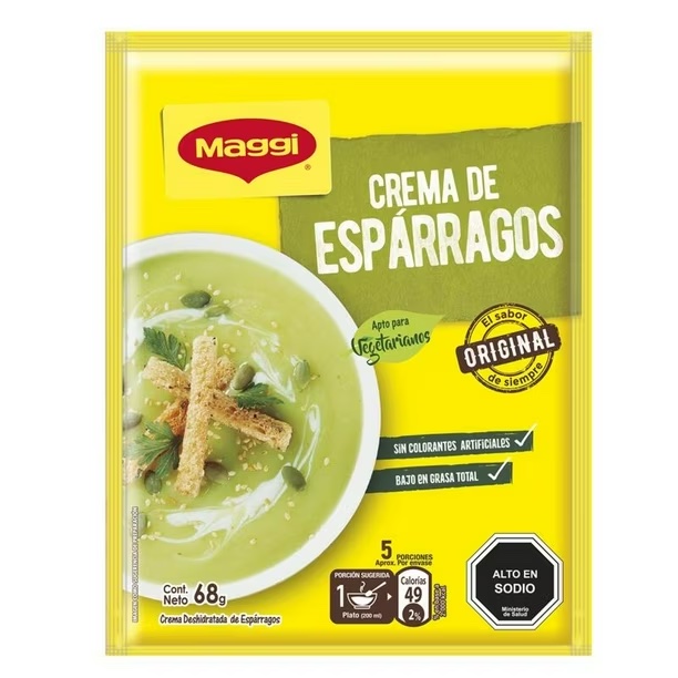 MAGGI CREMA ESPARRAGOS 20 X 68G
