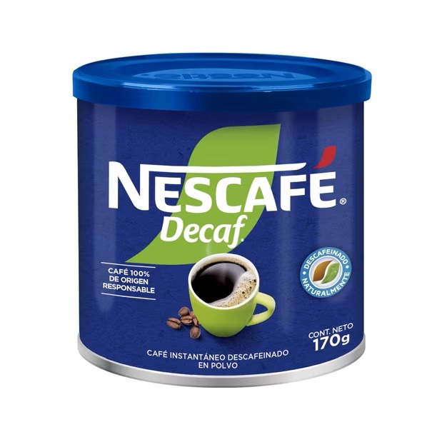 NESCAFE DESCAFEINADO INSTANTANEO 170GR