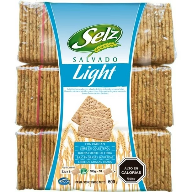 SELZ GALLETA SALVADO 600GRS