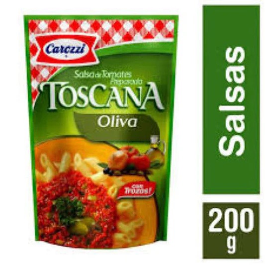 SALSA TOSCANA OLIVA 24X200 GR